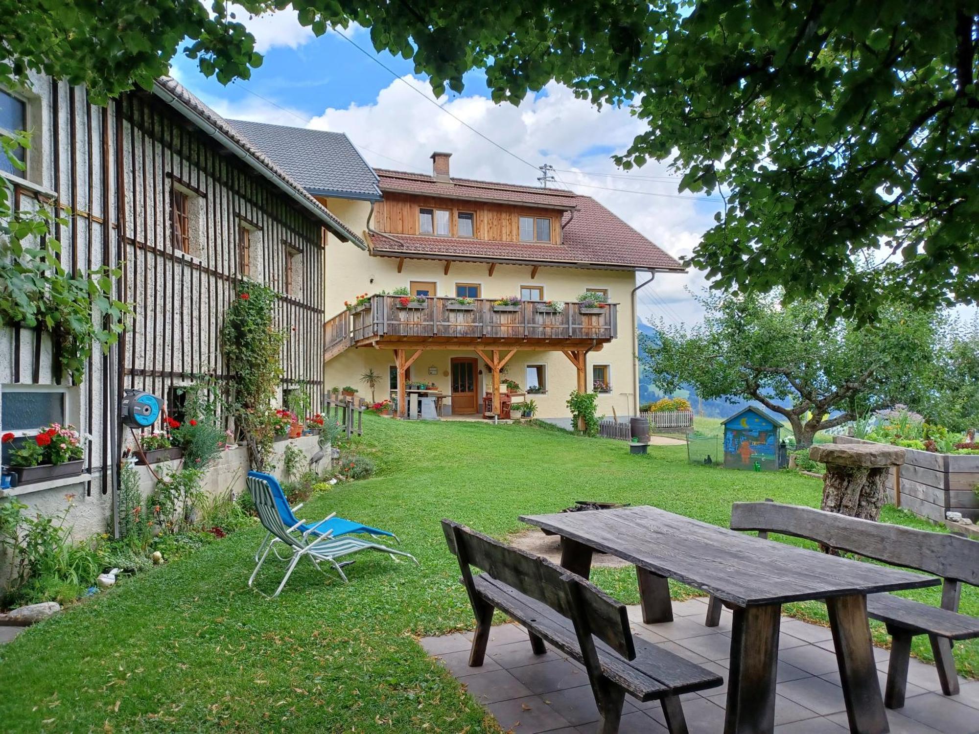 Entschleunigungshof Huberbauer Appartement Kotschach-Mauthen Buitenkant foto